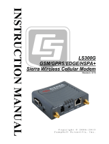 Campbell LS300G GSM/GPRS/EDGE/HSPA+ Sierra Wireless Cellular Modem Owner's manual