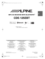 Alpine CDE-125EBT User manual