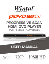 Wintal PDVD20HD User manual