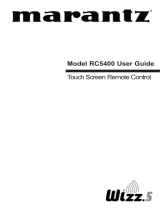 Marantz RC5400 Owner's manual