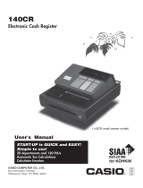 Casio 140CR User manual