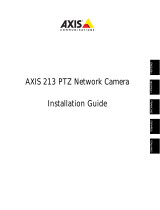 Axis AXIS 213 PTZ Installation guide