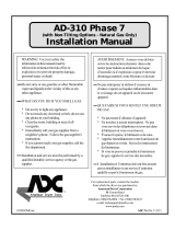 American Dryer Corp. AD-310 Phase 7 User manual