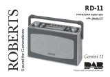 Roberts Radio Gemini 11 RD-11 User manual