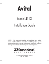 Avital 4103 Installation guide