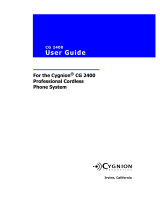 Cygnion CG 2400 User manual