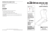 Weslo Cadence 2000 User manual