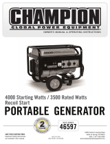 Champion 46597 Owner's manual