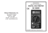 Elenco M1000D Owner's manual