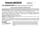 Crimestopper Security Products CS-2205.ADV User manual