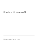 HP Tx1000 User manual