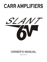 Carr Slant 6V  Owner's manual