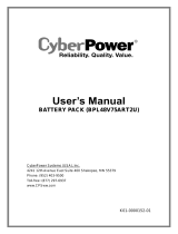 CyberPower BPL48V75ART2U User manual