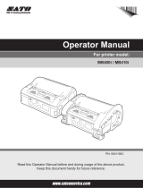 SATO MB410i User manual