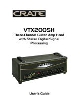 Crate Amplifiers VTX200SH User manual