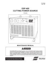 ESAB EX-400 User manual