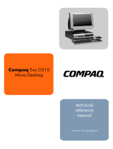 Compaq Compaq Evo D310 User manual