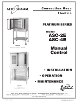 Alto-Shaam PLATINUM ASC-2E Operating instructions
