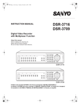 Sanyo DSR-3716PA User manual