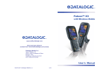 Datalogic Falcon X3 User manual