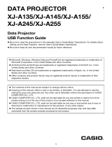 Casio XJ-A135 User manual