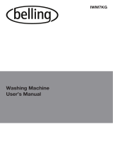 Belling IWM7KG Owner's manual