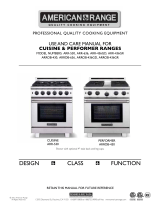 American Range ARR448X2GRN User manual