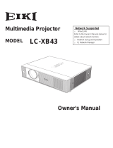 Eiki LC-XB43 User manual