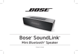 Bose SoundLink Mini User manual