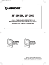 Aiphone JF-2HD User manual