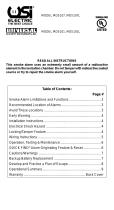 universal-security-instru MP118L User manual