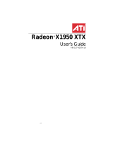 ATI Technologies X1950 XTX User manual
