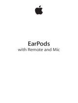 Apple EarPods In-Ear Headphones Owner's manual
