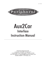 Peripheral Electronics Aux2Car User manual