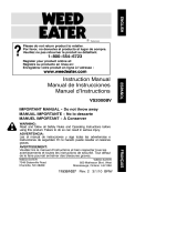 Weed Eater VS2000BV User manual