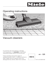 Miele Vacuum cleaners Operating instructions