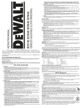 DeWalt DC727-XE User manual