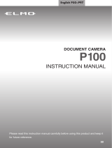 Elmo P100 User manual