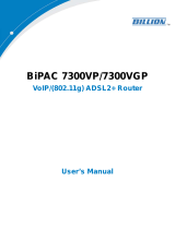 Billion Electric Company 7300VP User manual