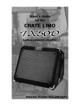 Crate Amplifiers LIMO TX50D User manual