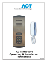 ACT ENTRY A10 Operating instructions