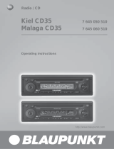 Blaupunkt CD35 7 645 050 510 User manual