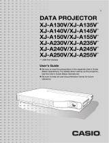 Casio XJ-A155 User manual