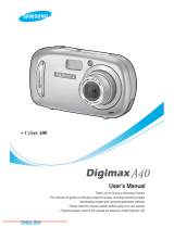 Samsung Digimax 101 User manual