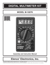 Elenco Electronics M1007K Owner's manual