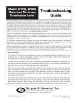 Sargent Greenleaf 6123 User guide