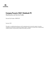 Compaq Presario CQ41-200 - Notebook PC User manual