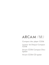 Arcam FMJ CD36 User manual
