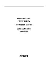 BIO RAD Powerpac User manual