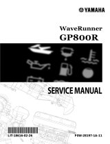 Yamaha GP800R WaveRunner 2003 User manual